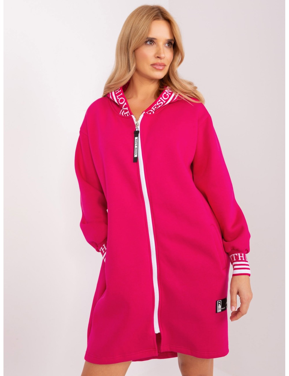 Bluza rozpinana ze ściągaczami