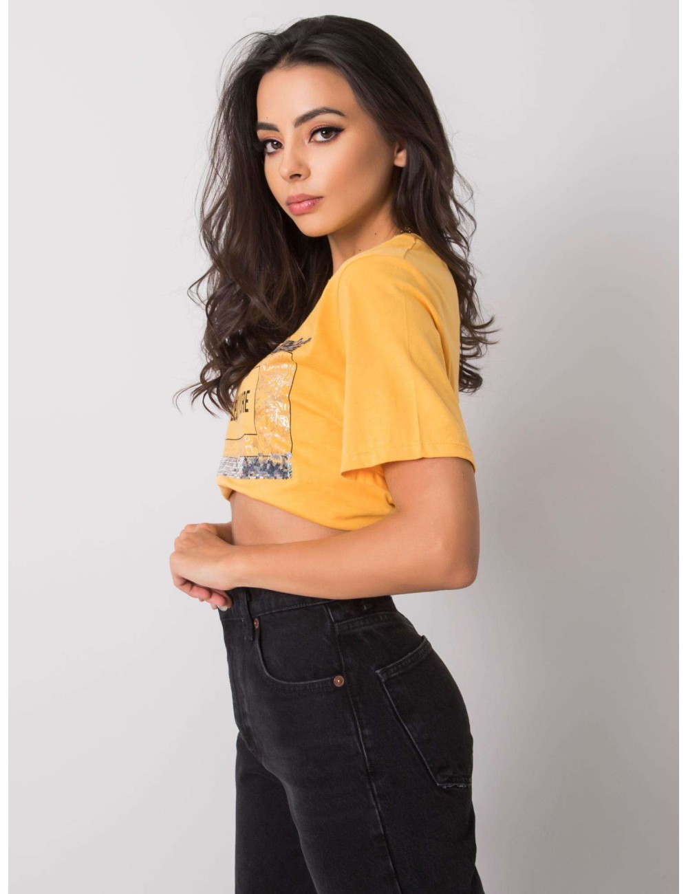 T-shirt damski z napisem