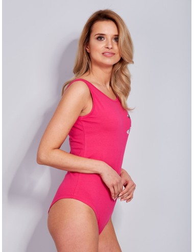 Body bawełniane z ozdobnymi naszywkami