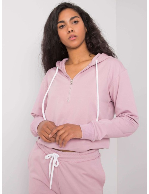 SUBLEVEL Jasnofioletowa bluza damska