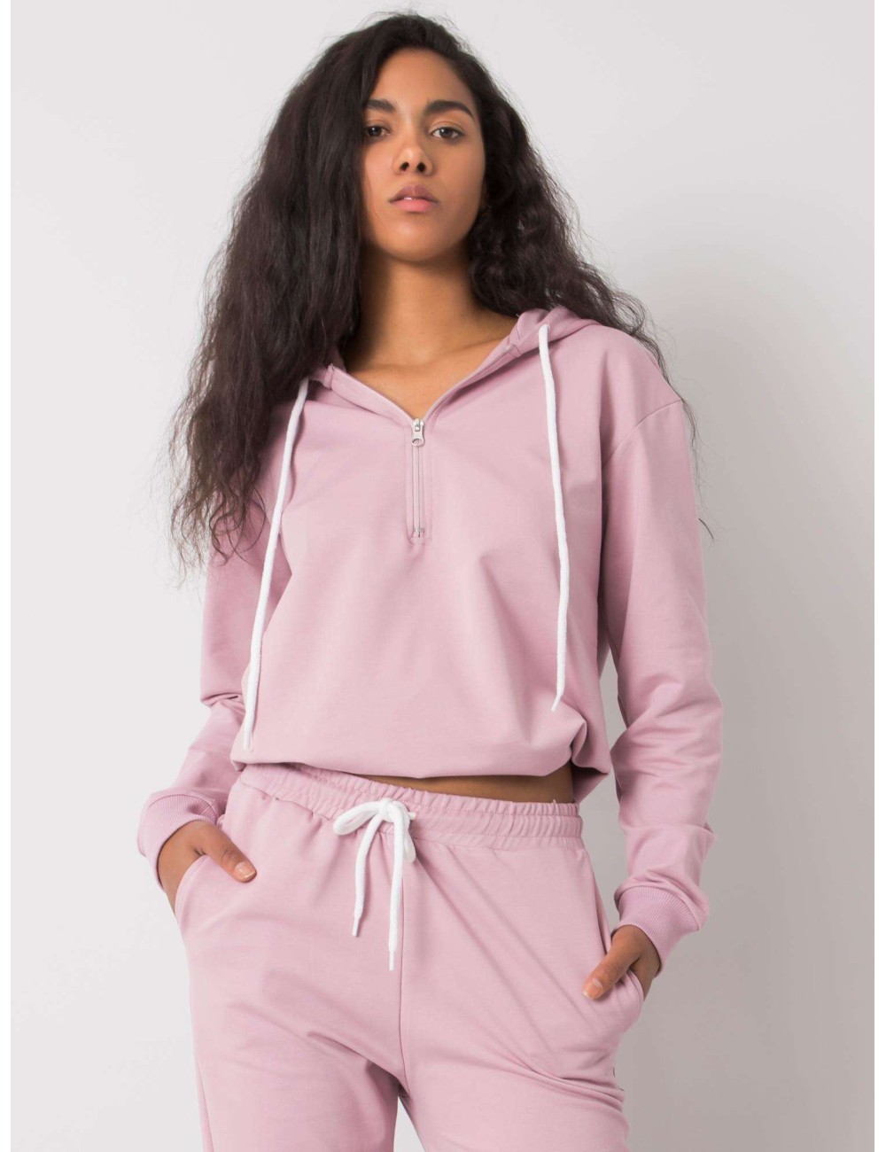 SUBLEVEL Jasnofioletowa bluza damska