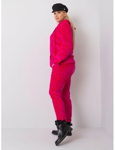 Komplet welurowy plus size