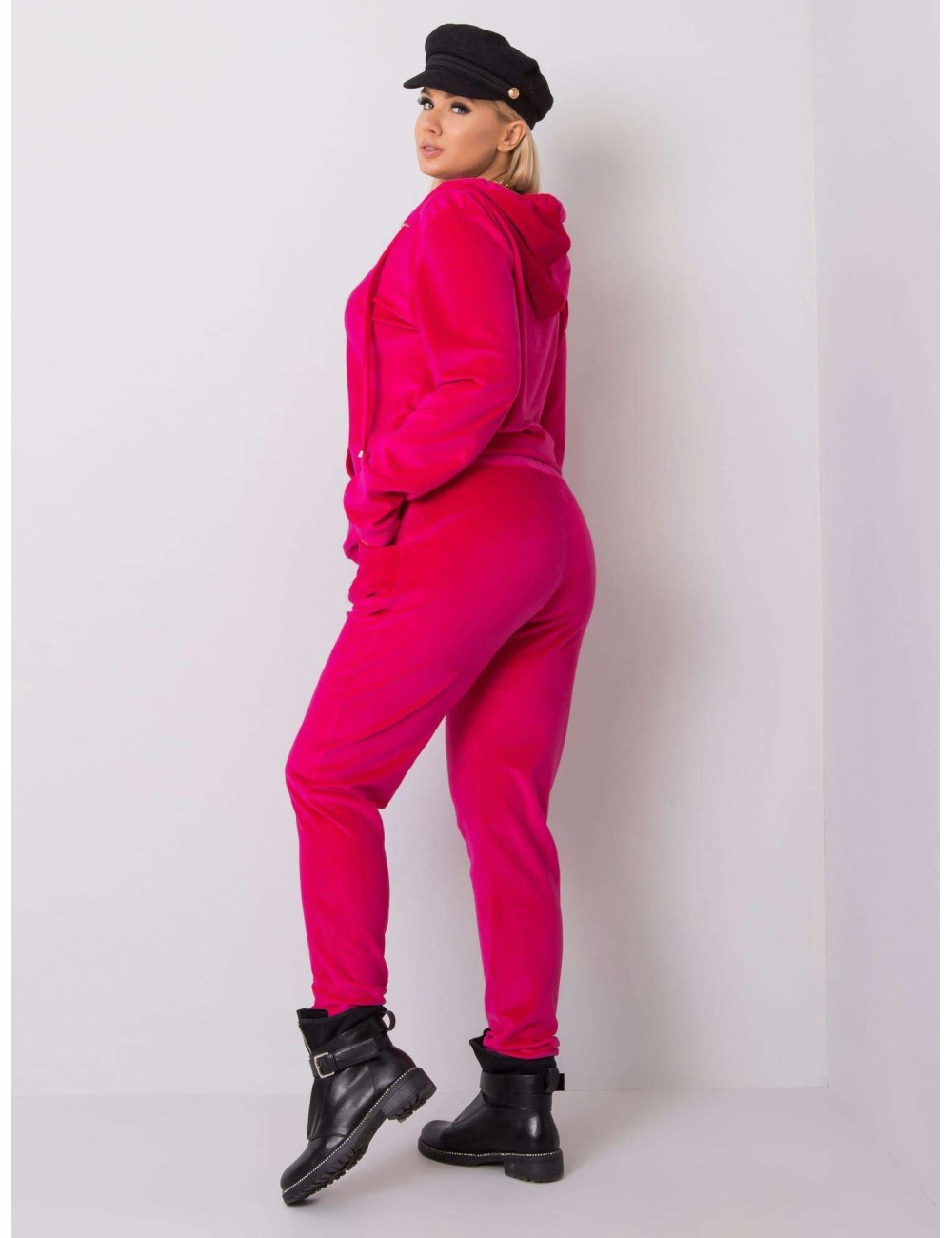 Komplet welurowy plus size