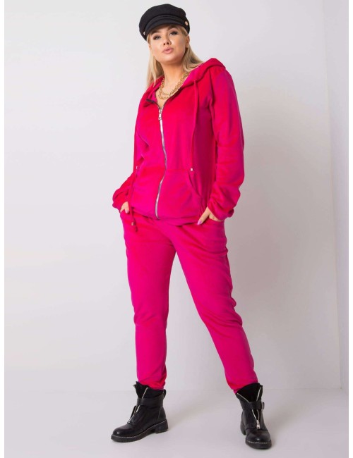 Komplet welurowy plus size