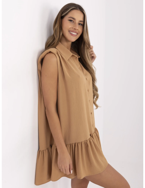 Sukienka-341-SK-5183.09-camelowy