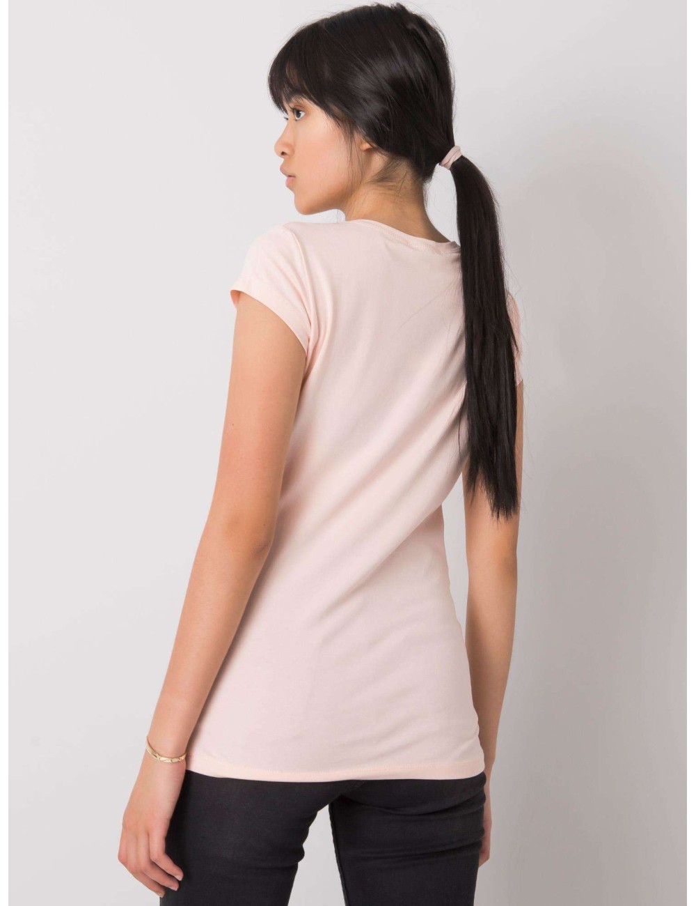 T-shirt damski z aplikacją