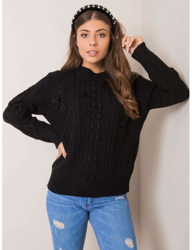 Sweter z warkoczami