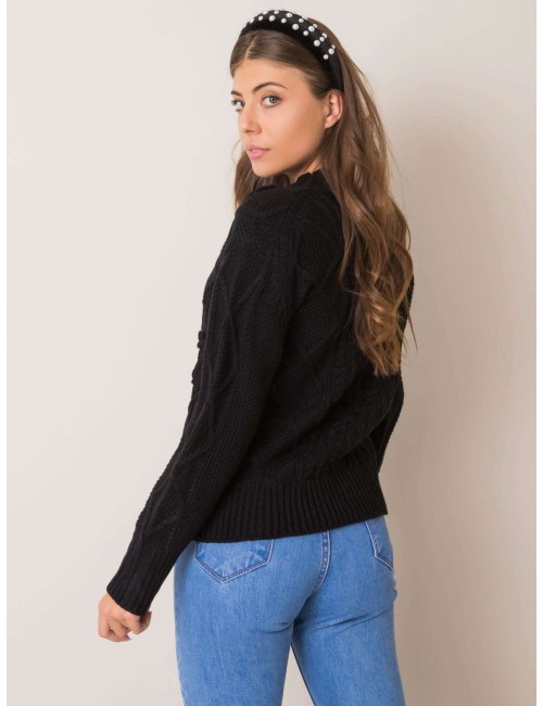 Sweter z warkoczami