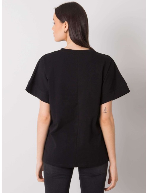 Biały t-shirt z nadrukiem Caddie RUE PARIS