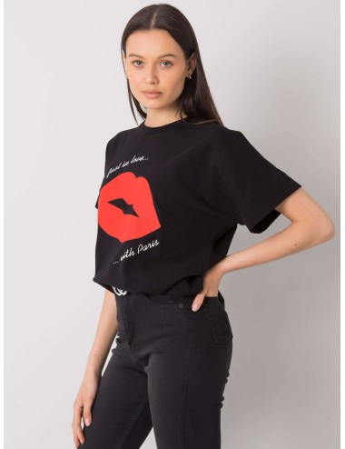 Biały t-shirt z nadrukiem Caddie RUE PARIS