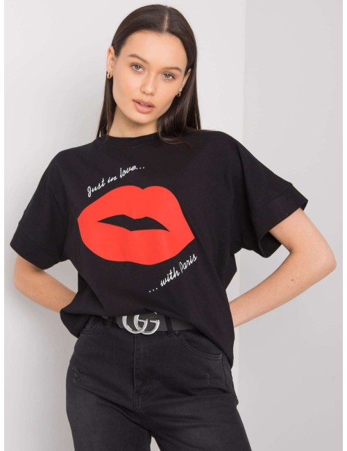 Biały t-shirt z nadrukiem Caddie RUE PARIS