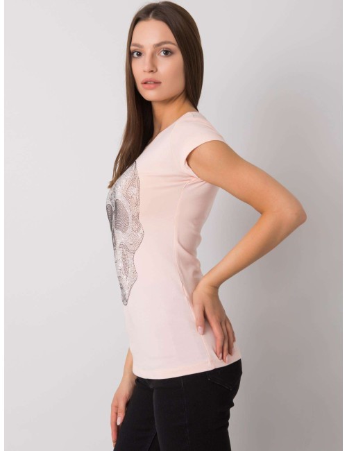 T-shirt damski z czaszką