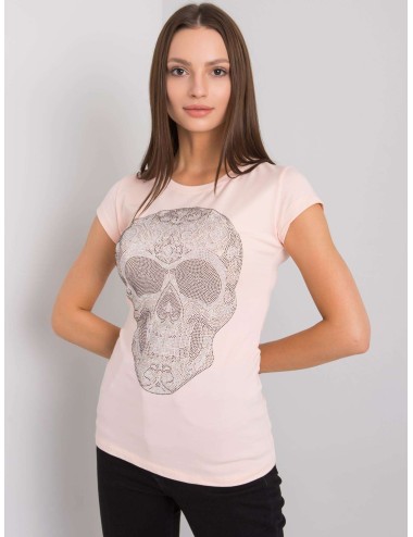 T-shirt damski z czaszką