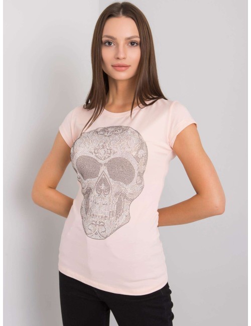 T-shirt damski z czaszką