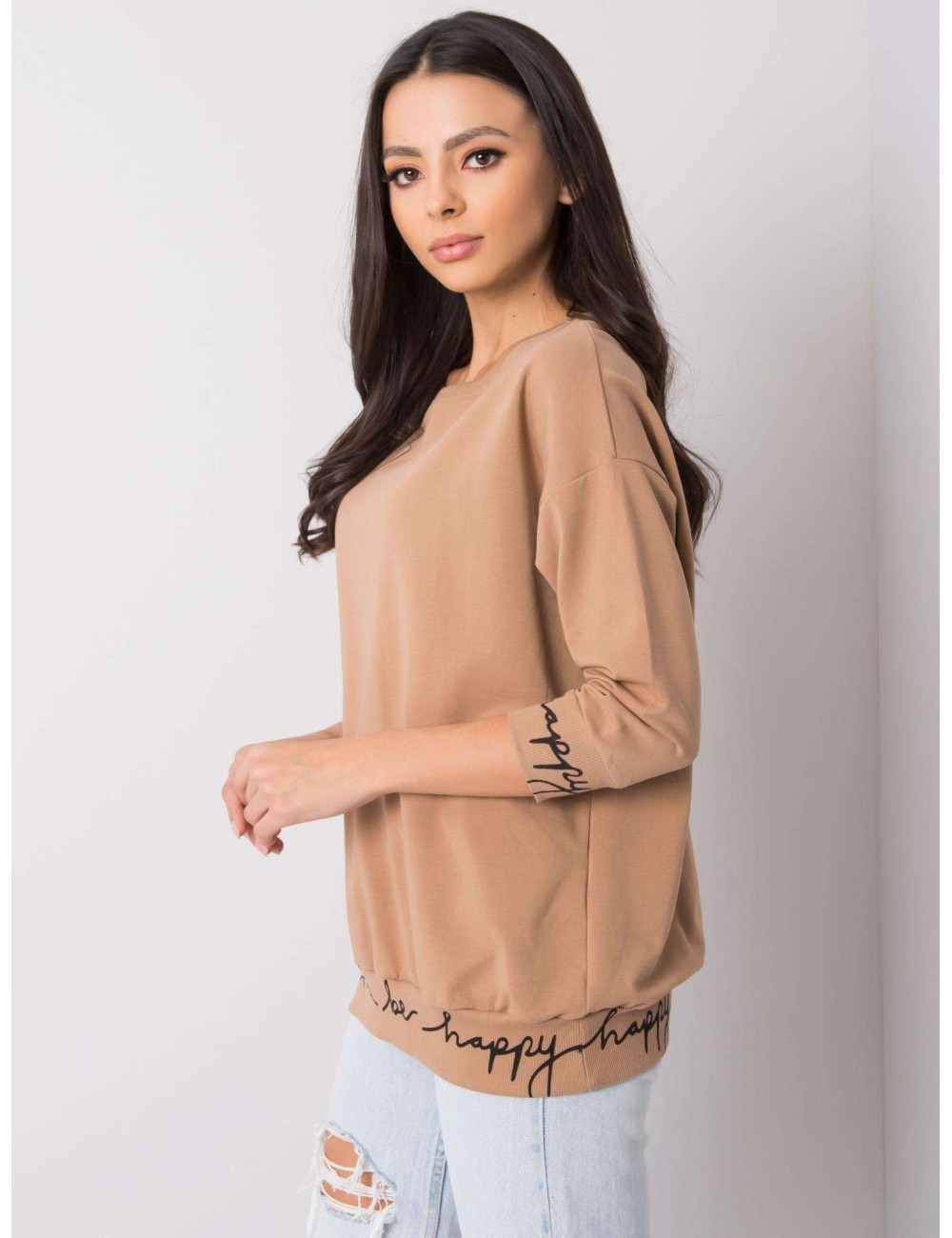 Bluza z napisami na ściągaczach