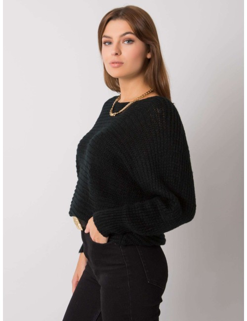 OCH BELLA Szary dzianinowy sweter