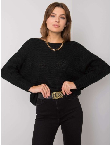 OCH BELLA Szary dzianinowy sweter