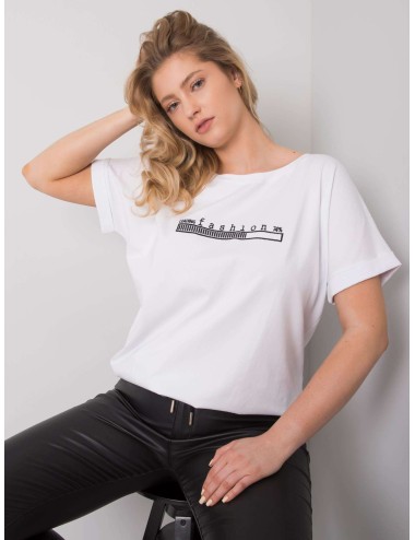 Bluzka plus size z haftem