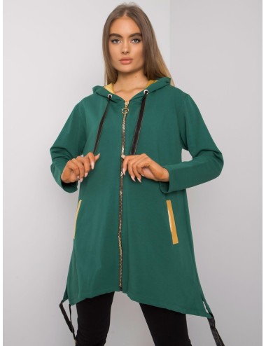 Bluza na suwak z kieszeniami