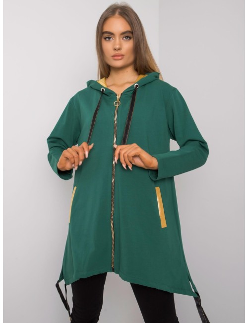 Bluza na suwak z kieszeniami