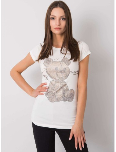 T-shirt damski z dżetami