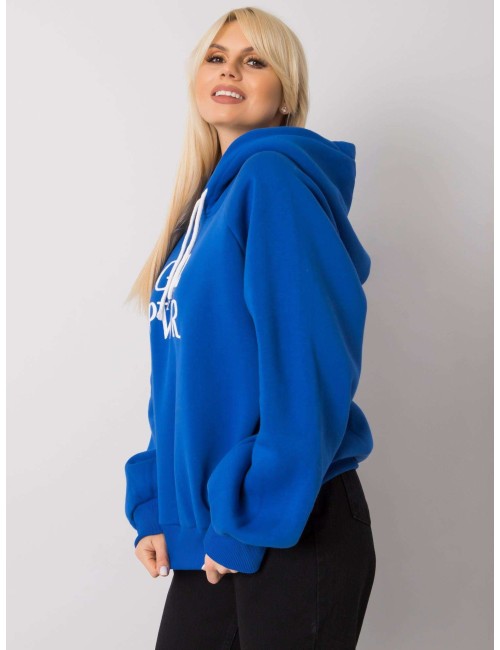 Zielona ocieplana bluza dresowa oversize