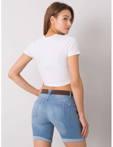 SUBLEVEL Jasnoniebieskie szorty jeansowe