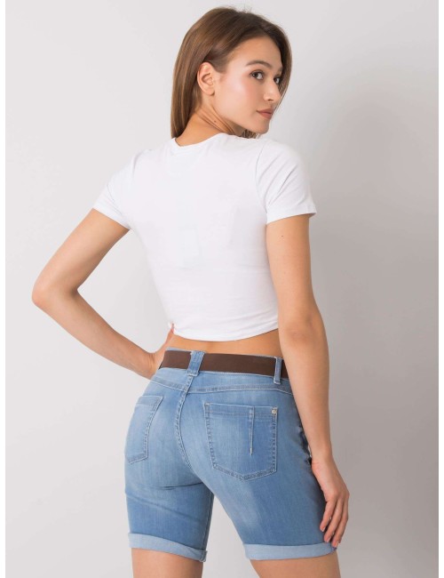 SUBLEVEL Jasnoniebieskie szorty jeansowe