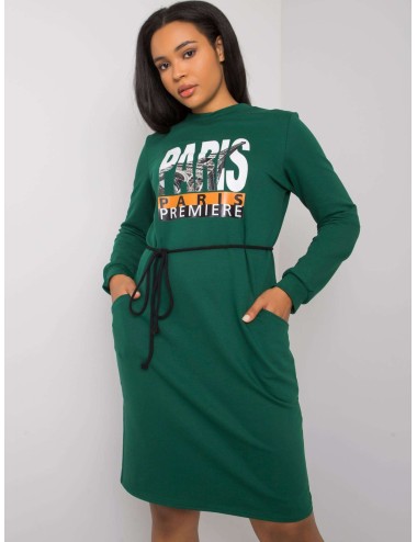 Sukienka plus size z nadrukiem
