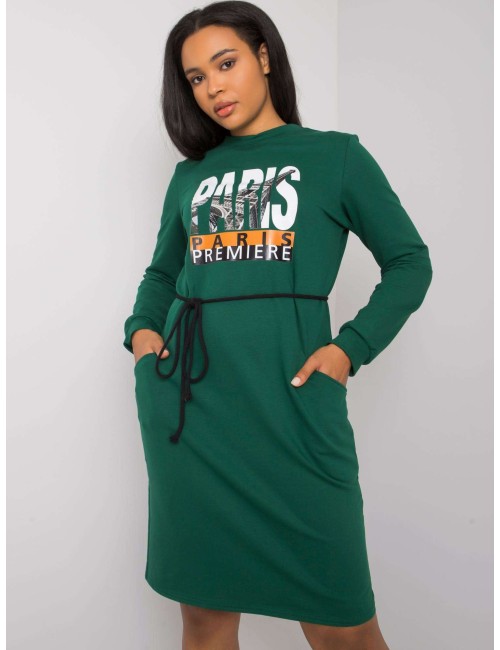 Sukienka plus size z nadrukiem