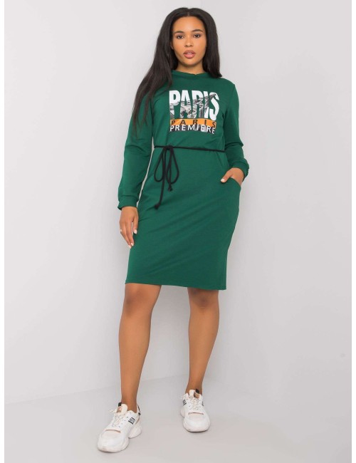 Sukienka plus size z nadrukiem