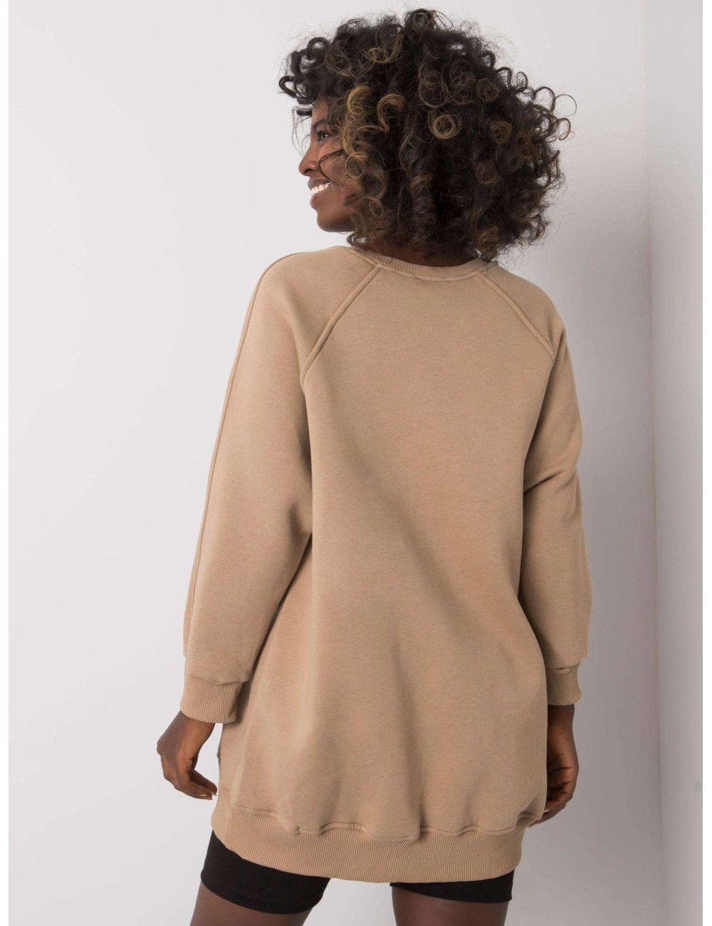 Dresowa bluza basic bez kaptura