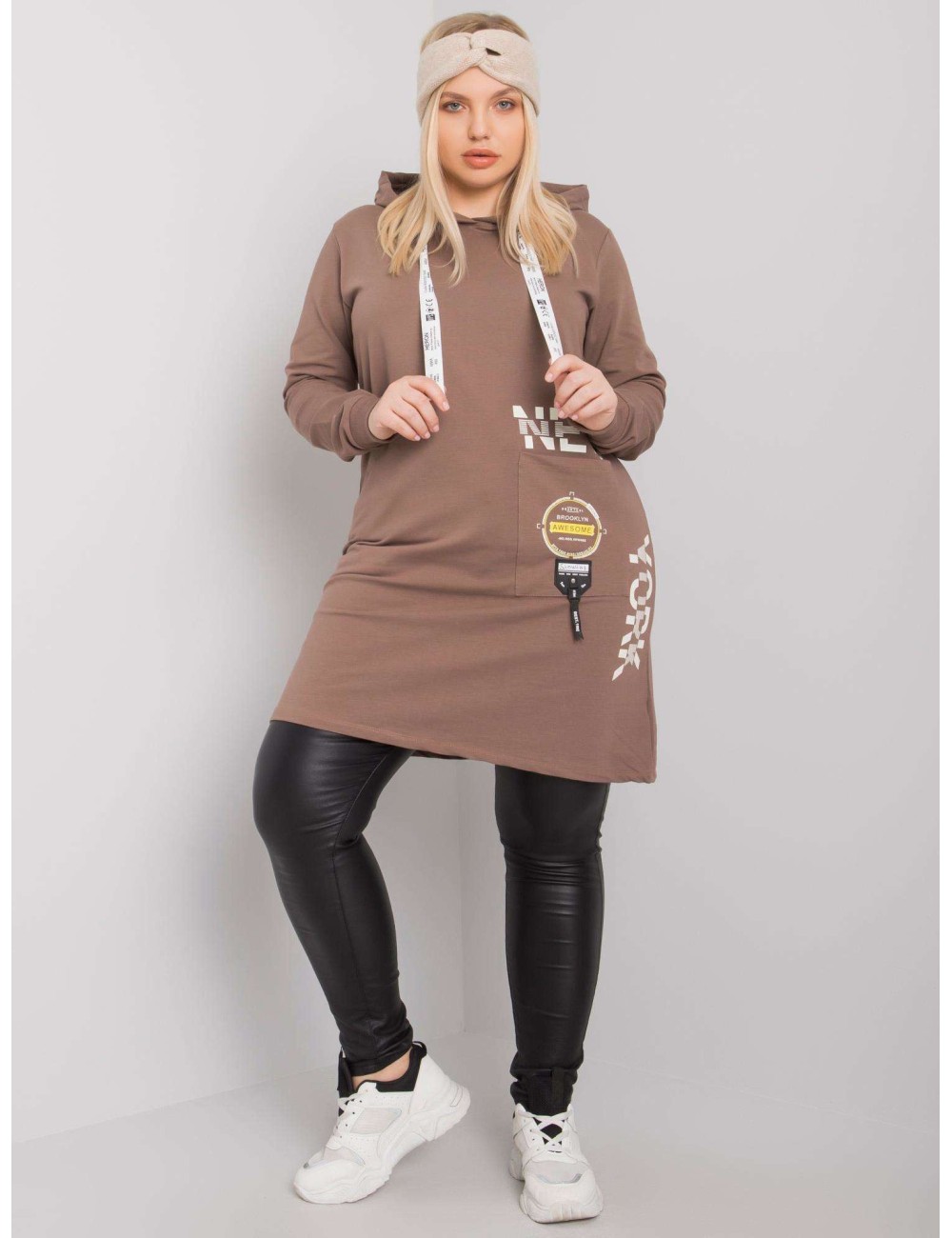 Bawełniana tunika plus size