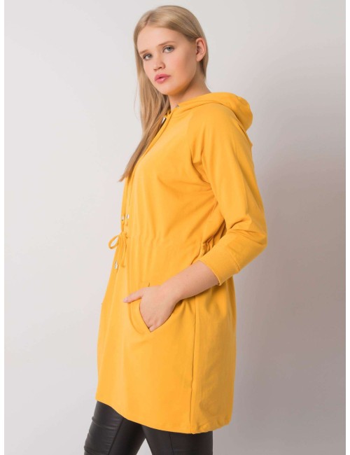 Długa bluza plus size