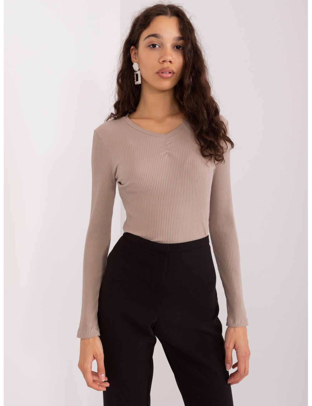 Bluzka basic w prążek BASIC FEEL GOOD