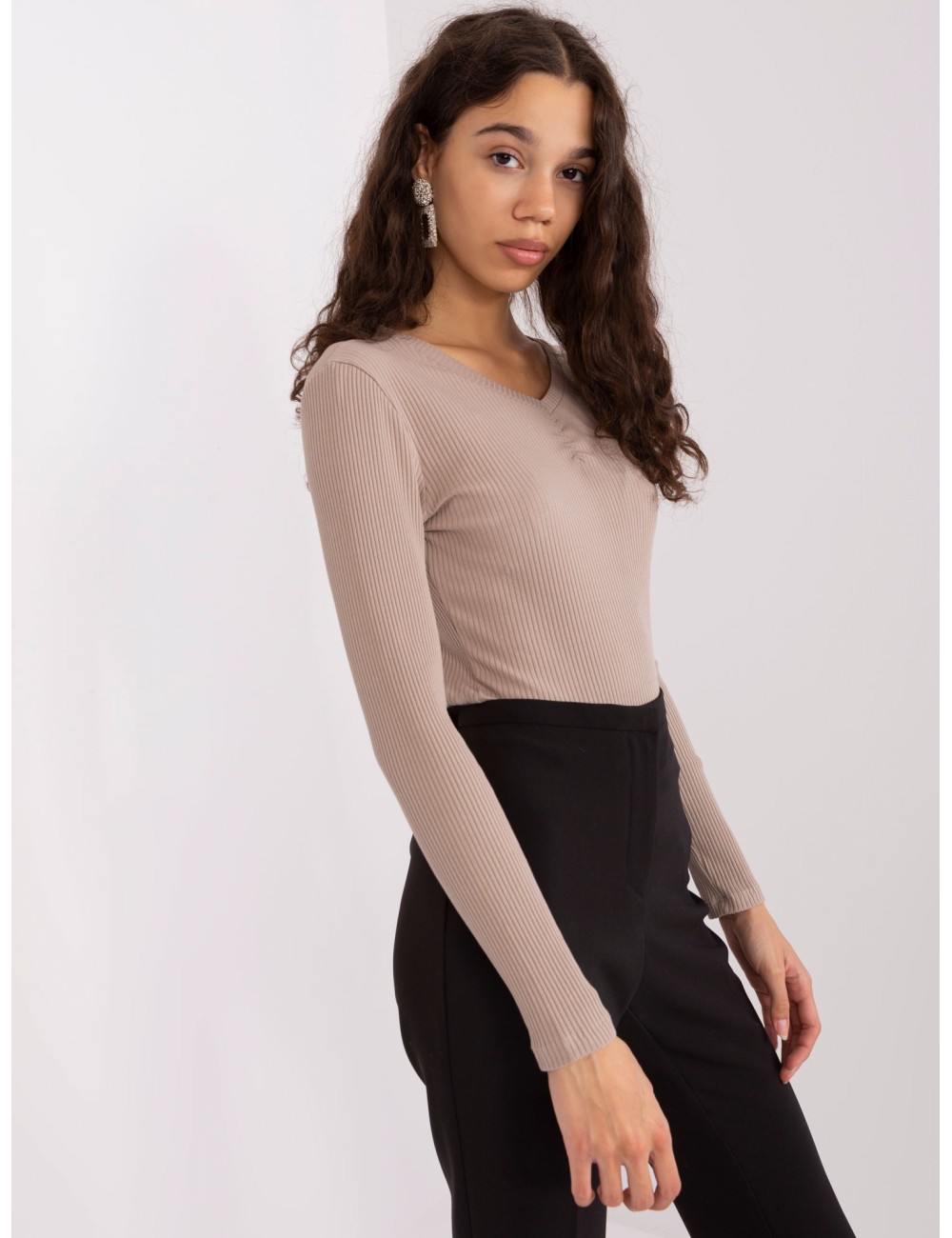 Bluzka basic w prążek BASIC FEEL GOOD