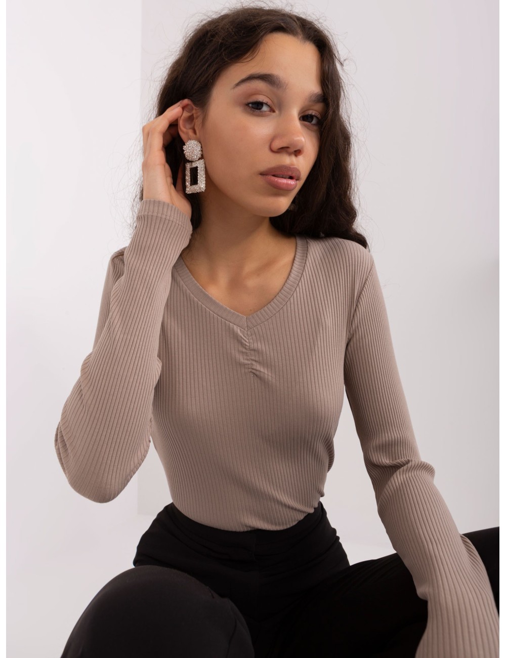 Bluzka basic w prążek BASIC FEEL GOOD