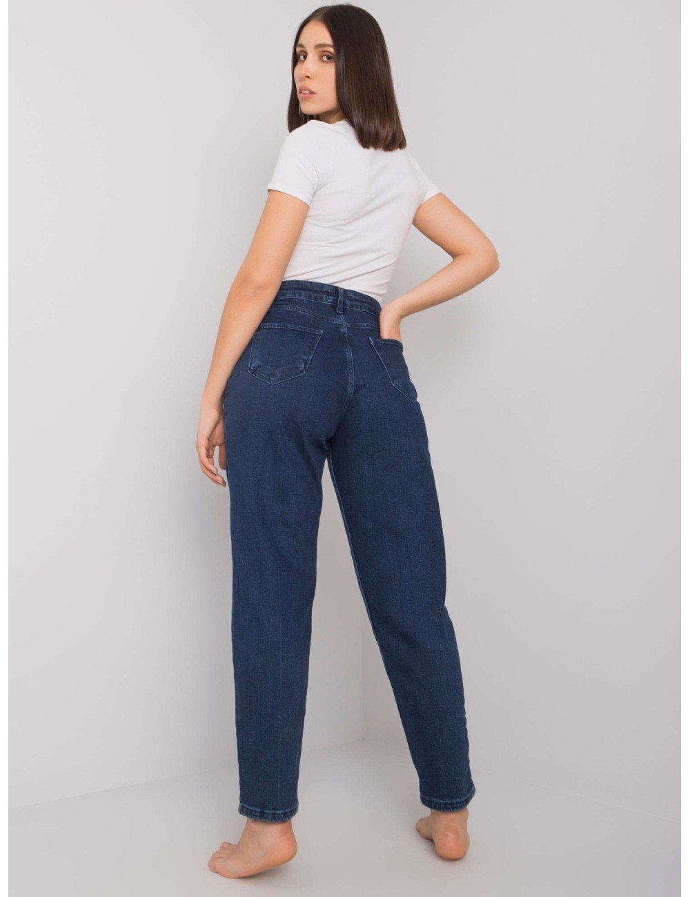 Spodnie jeans-MR-SP-263.65P-ciemny szary