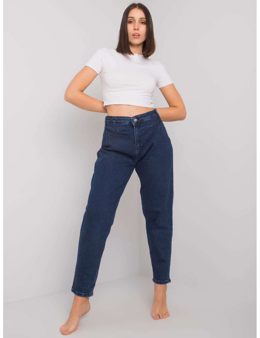 Spodnie jeans-MR-SP-263.65P-ciemny szary
