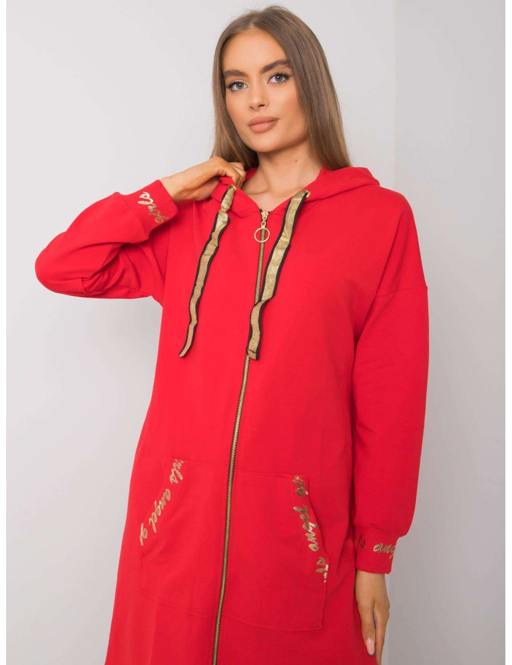 Rozpinana bluza na suwak