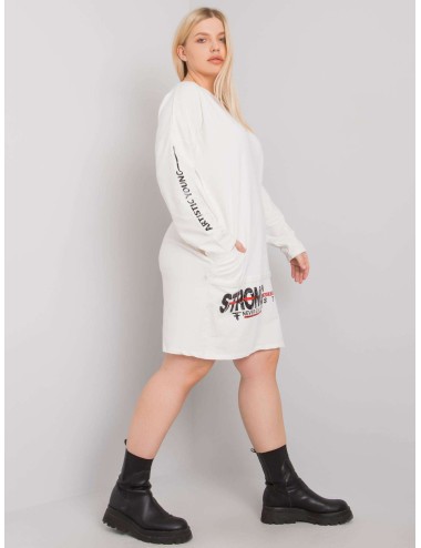 Tunika plus size z długim rękawem