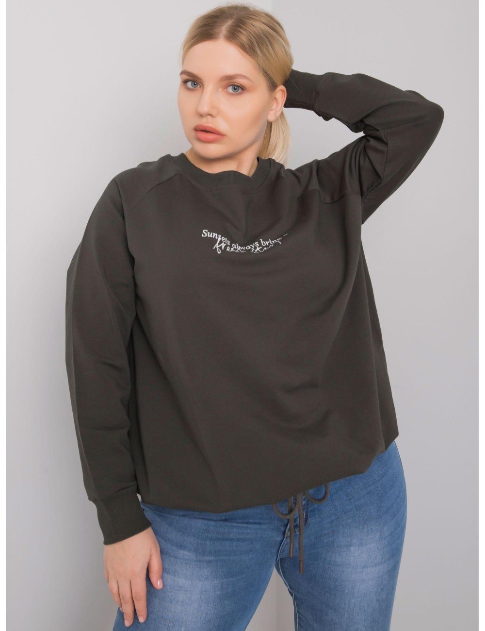 Bluza damska plus size