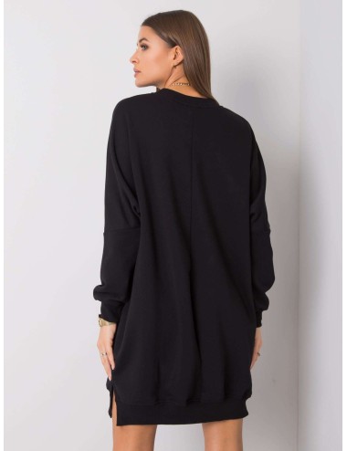 Melanżowa sukienka dresowa oversize