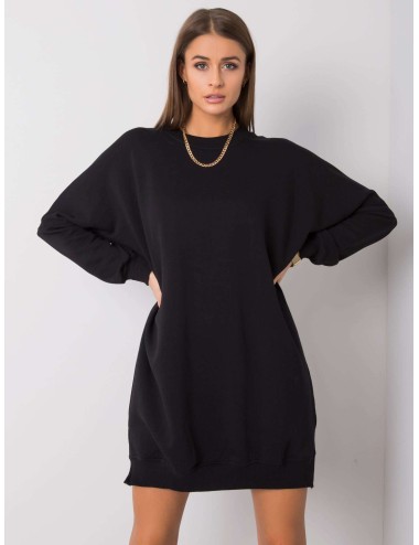 Melanżowa sukienka dresowa oversize