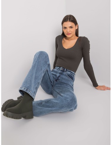 Spodnie jeans-MR-SP-351.72P-ciemny niebieski