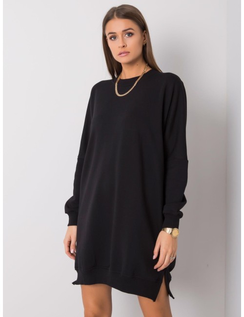 Melanżowa sukienka dresowa oversize