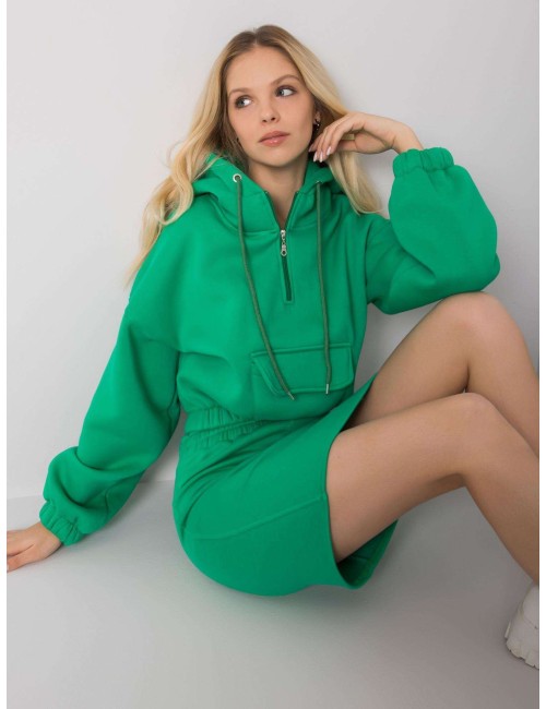 Dresowy komplet basic z krótką bluzą Emilie