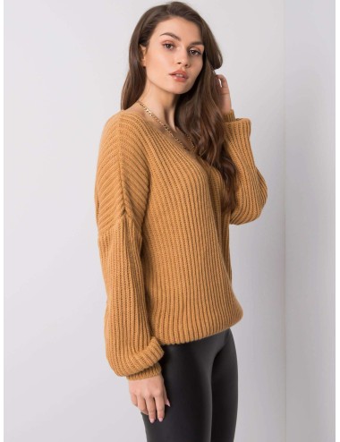 OCH BELLA sweter z dekoltem na plecach