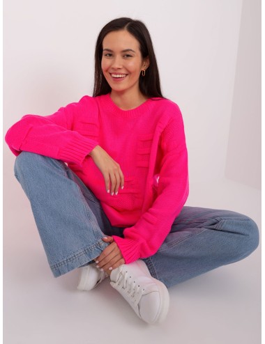 Sweter oversize z okrągłym dekoltem