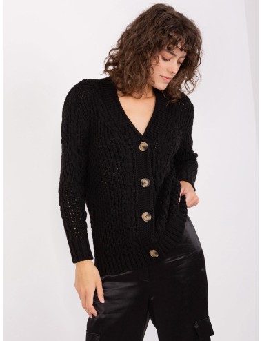 Sweter rozpinany z wełną